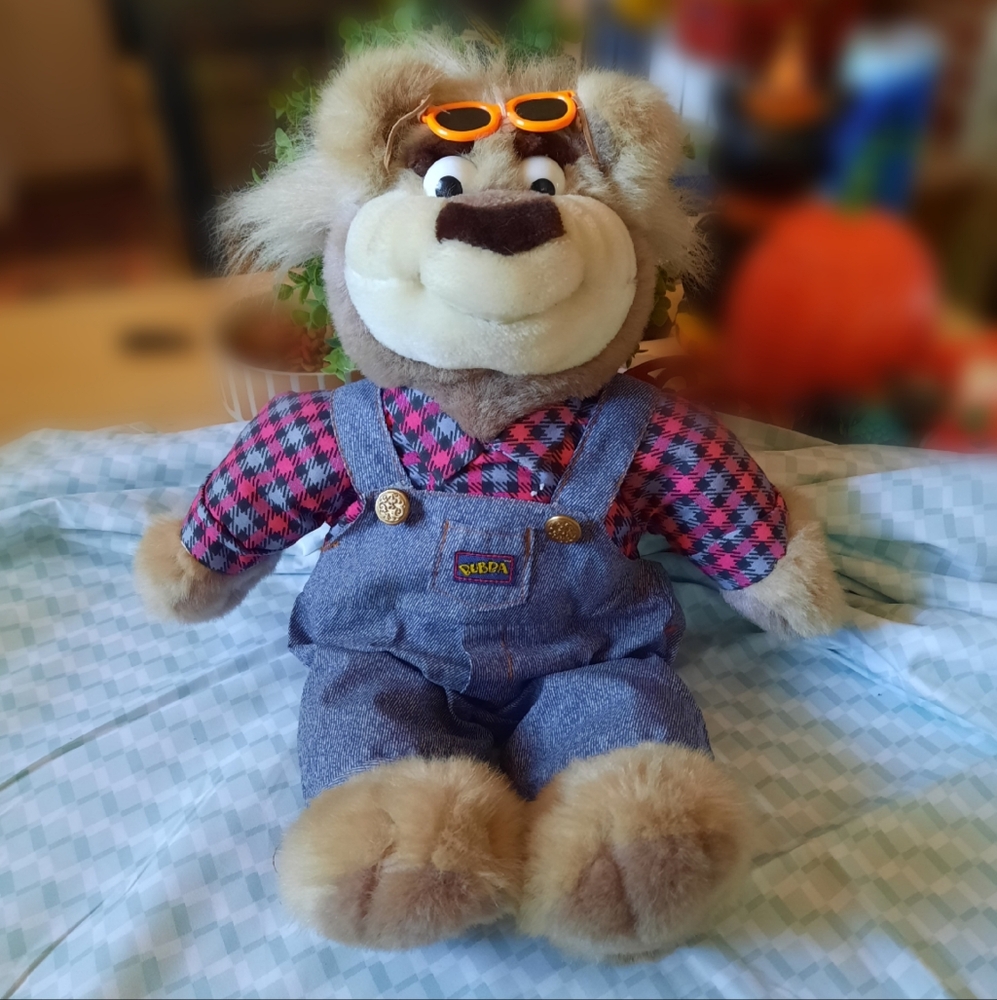 Vintage Tyco 90s Real Talking Bubba Plush Doll